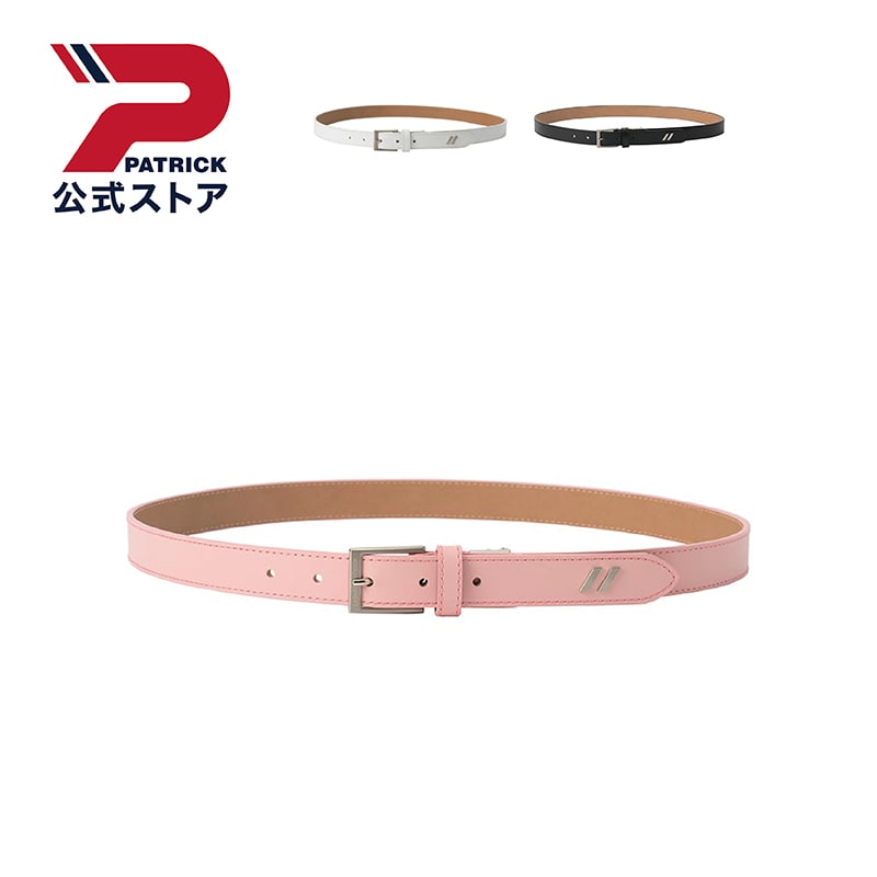 【公式】PATRICK パトリック L D/S LEATHER BELT ベルト 日本製 ゴルフ アクセサリー レディース レザー 革 合成皮革 調整可能 色落ち防止 シンプル|PATRICK 公式 店