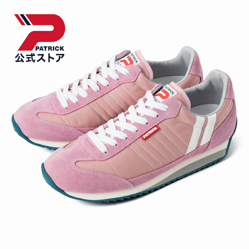 【公式】 パトリック MARATHON マラソン ｜ 日本製 スニーカー シューズ 靴 ユニセックス メンズ レディース ｜ ローカット カジュアル シンプル おしゃれ ピンク