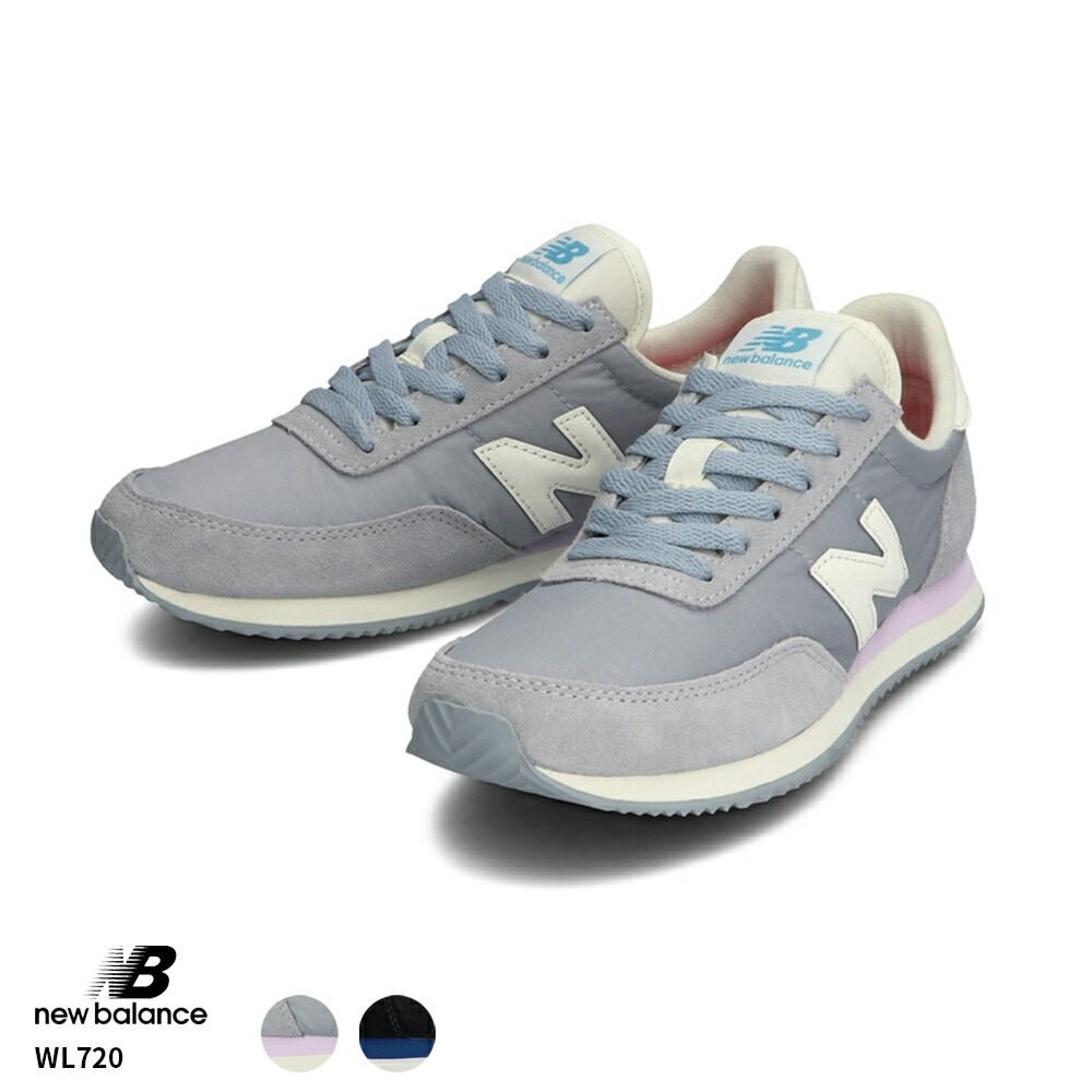 楽天市場 ニューバランス New Balance Nb Wl720 Pl1 Pg1 レディース シューズ 靴 スニーカー ベーシック ホワイトnロゴ 22 5cm 25 5cm Etfil エトフィル