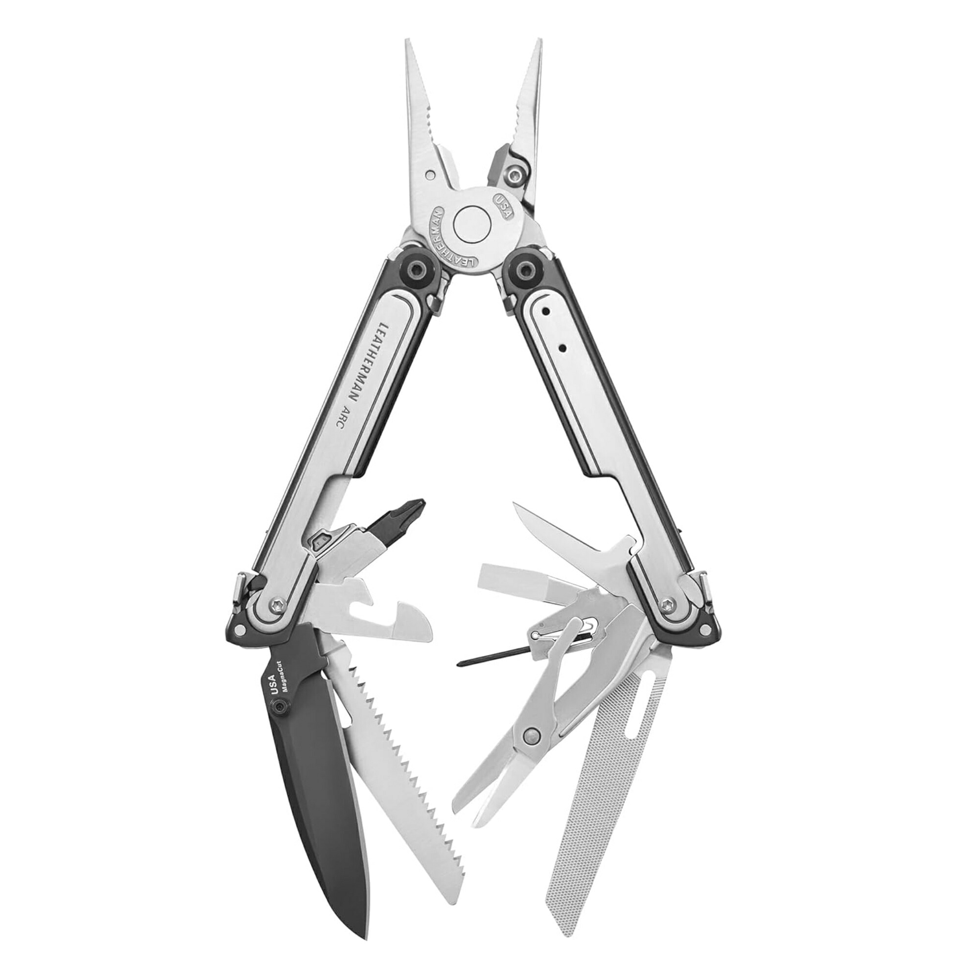 堅苦しさ LEATHERMAN なめし革マン アウトドア マルチ物の具 十徳九寸五分 難民キャンプ ARC 弧線 防災 日本定め事品 25年引きうける