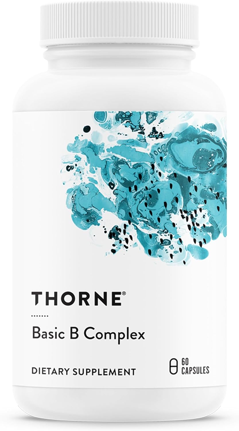 Thorne (ソーン) ビタミンB群サプリメント ベーシックBコンプレックス 活性型ビタミンB・コリン配合 カプセル 60粒