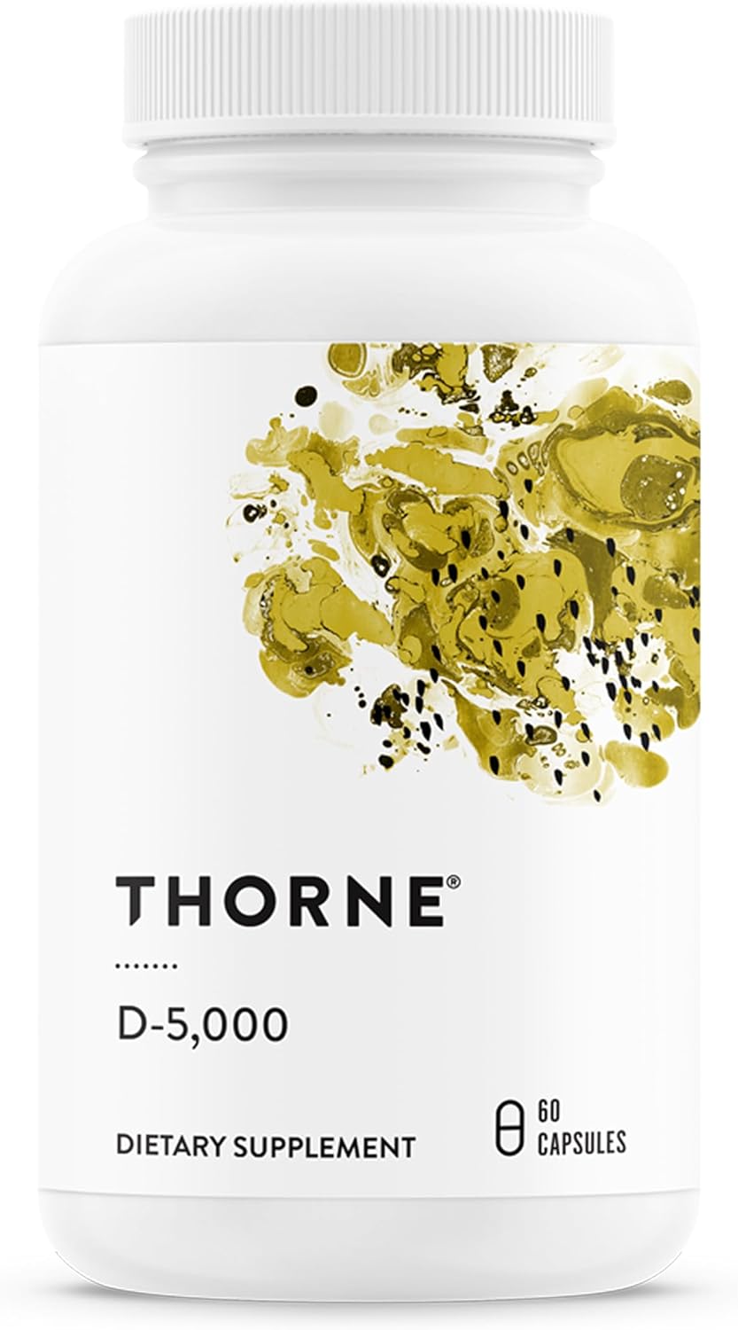 Thorne (ソーン) ヴィタミンD加えること ヴィタミンD-5000  5,000IU NSF運動競技公許 宇宙カプセル 60粒
