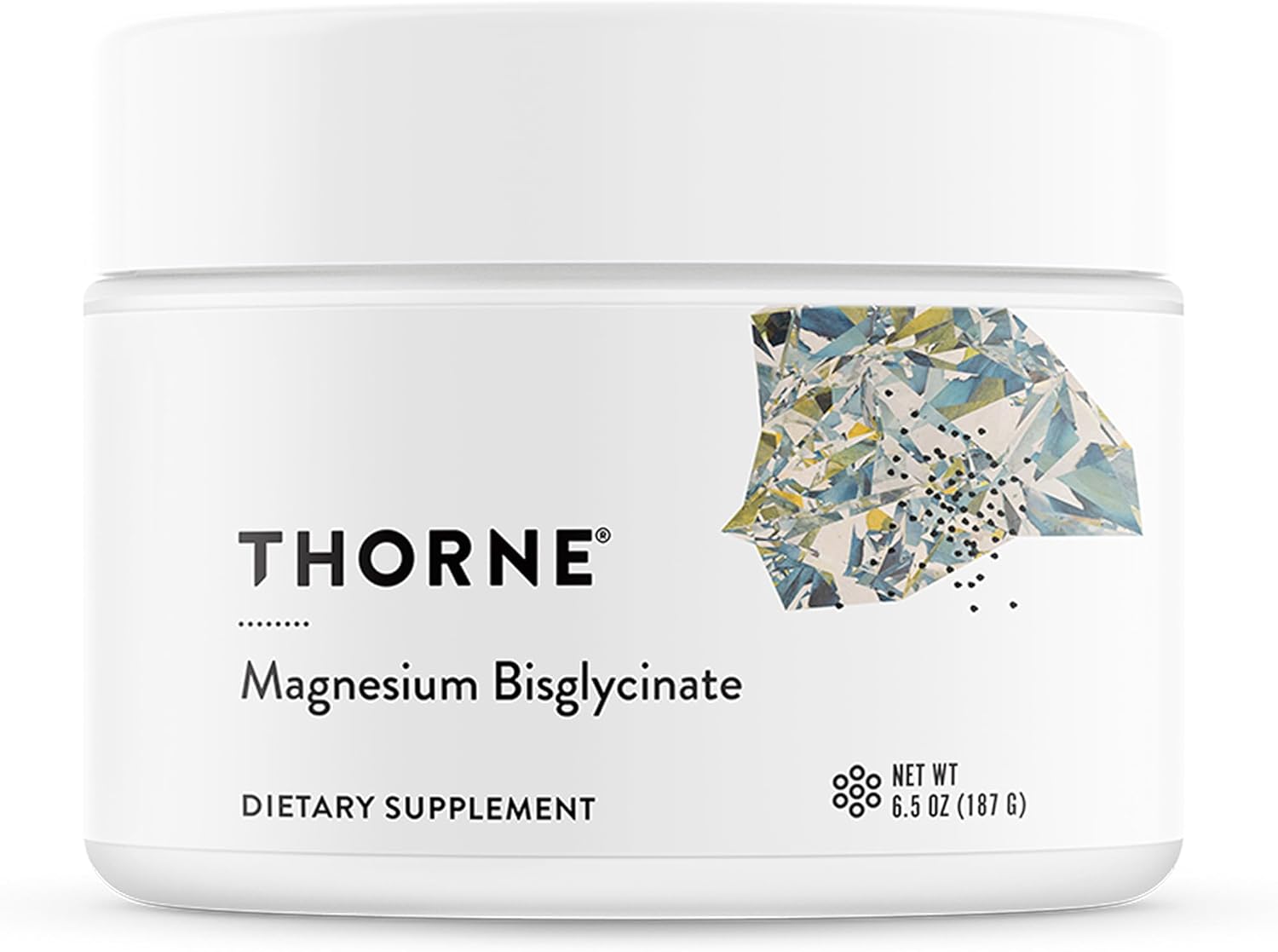 Thorne (ソーン) マグネシウムサプリメント マグネシウムビスグリシナート  200瓱練りあわせる 黒色火薬 237g (8.4薬局衡オンス)