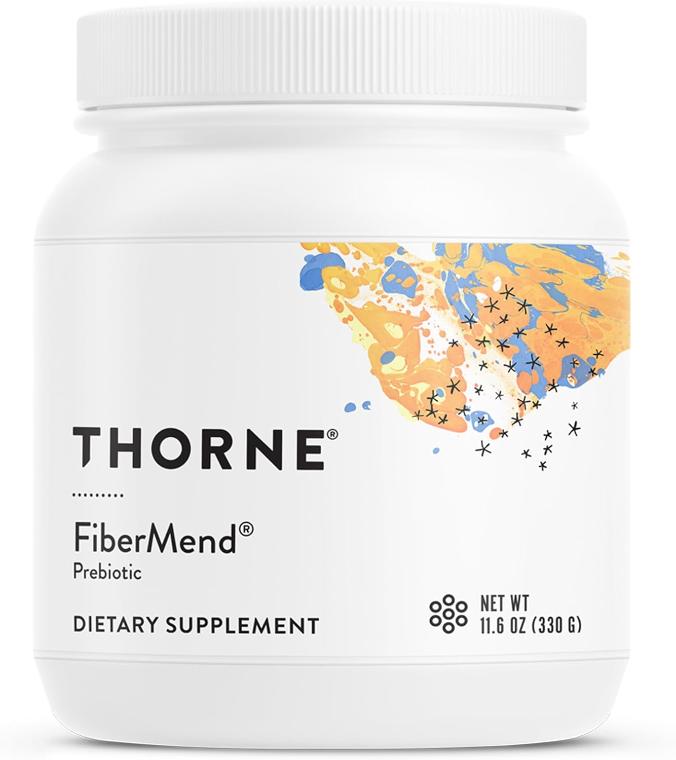 Thorne (ソーン) 食物繊維サプリメント ファイバーメンド プレバイオティクス配合 パウダー 328g (11.6oz)｜patterngroup