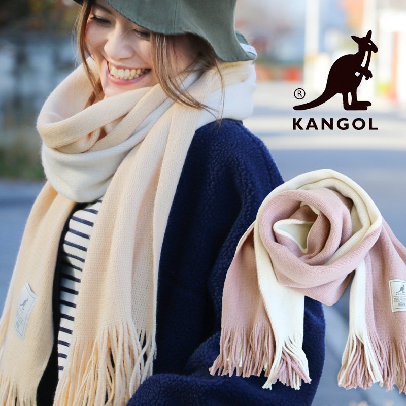 楽天市場】KANGOL カンゴール ストール マフラー 大判 ラッセル
