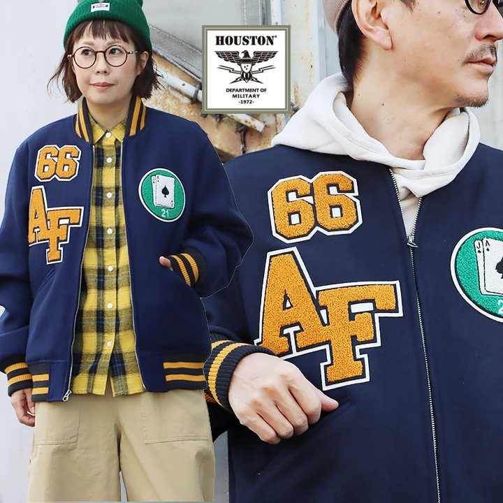 楽天市場】HOUSTON（ヒューストン） メルトン アワード ジャケット