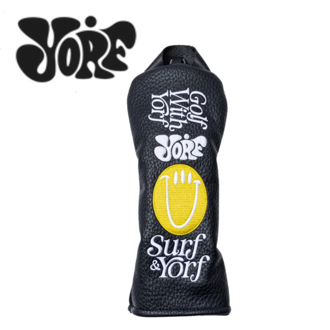 【貨物輸送無料】 YORF ヨルフ スマイルユーティリティーヘッドカバー メンズ レディース ゴルフ UT用 組みあわせるなめし革 差し上げ物 差し上げ物 1085192303