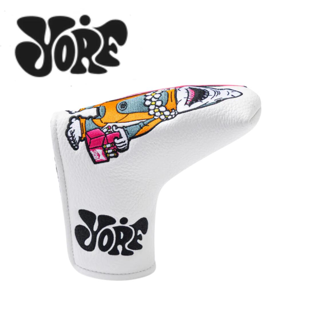【送料無料】 YORF ヨルフ シャークピン型パターカバー メンズ レディース ゴルフ ヘッドカバー 合成皮革 ギフト プレゼント 1086192315｜Pauls　for　green