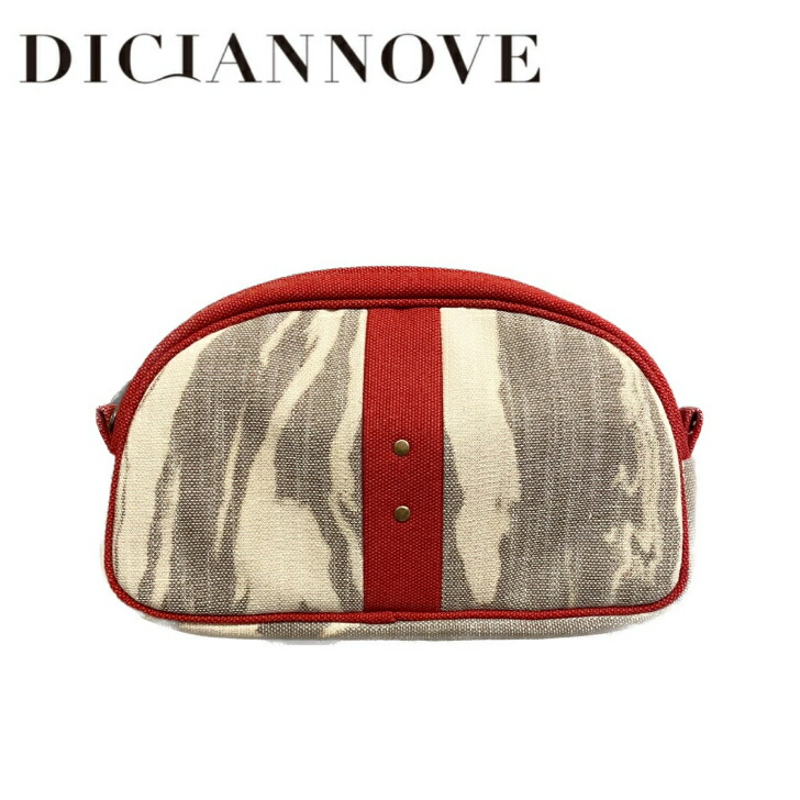 【送料無料】 【オリジナル】 DICIANNOVE 田中豊享 ポーチ メイクポーチ 小物入れ 都雲流 デニム 帆布 赤