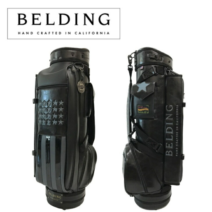 Belding 限定版キャディバッグ 3/5本革製 Belding 限定版キャディバッグ 3/5本革製 キャディバッグ ベル
