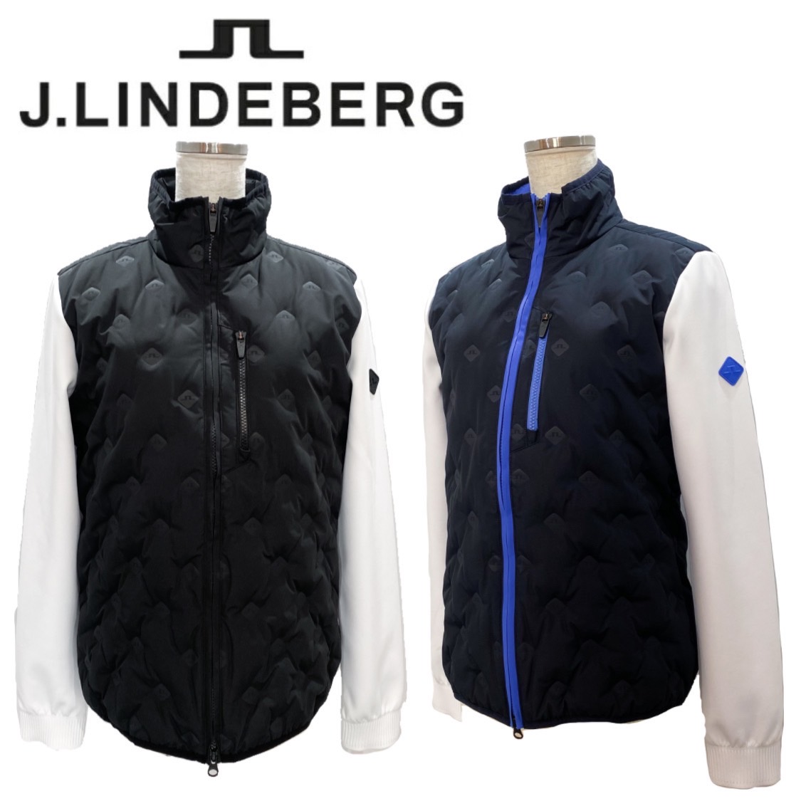 J.LINDEBERG 軽量ダウンジャケット　ネイビー　レディース J.LINDEBERG（J.LINDEBERG）（レディース）ダウンジャケット