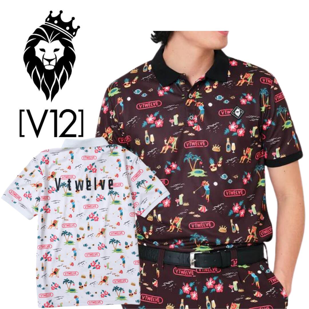 楽天市場】V12 ゴルフ ヴィ・トゥエルブ メンズ ポロシャツ 半袖