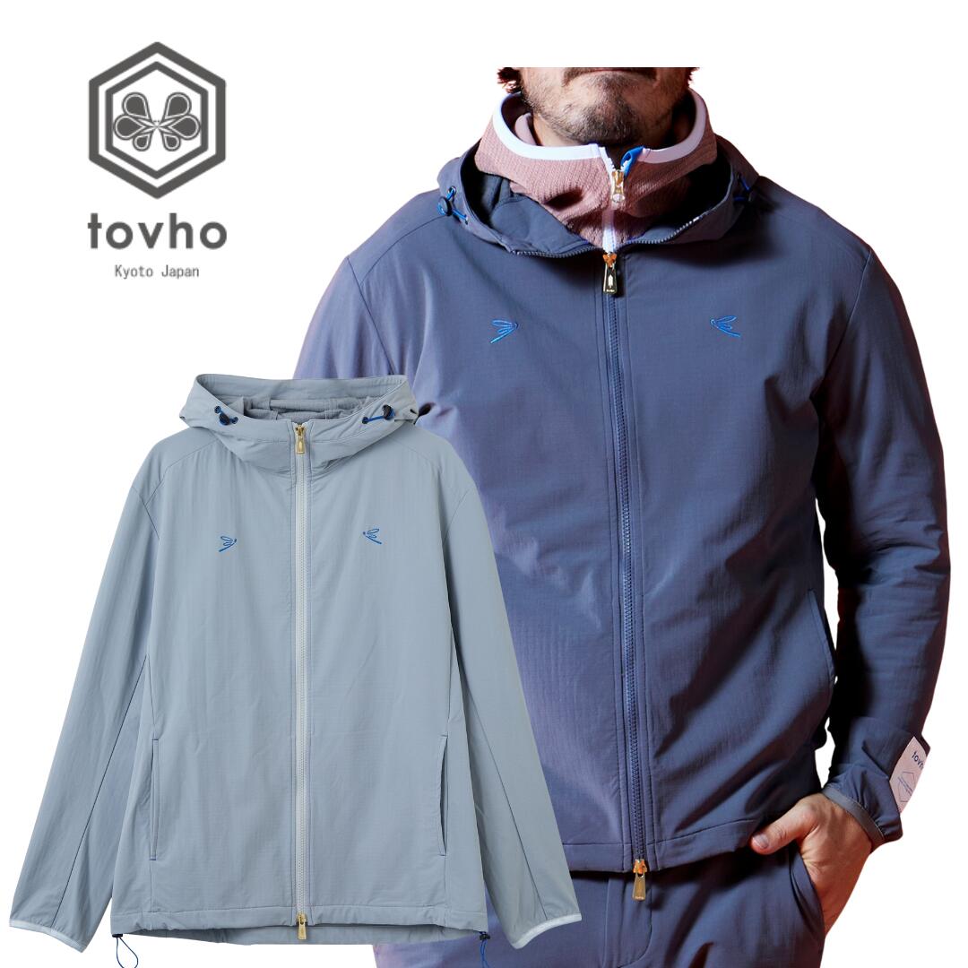 【貨物輸送無料】 tovho トヴホ BACKFLEECE JK メンズ ゴルフ 形づくる お召しもの 撥水 防風 透湿 防シワ 保温 防寒 パーカー フリース M/L 21-380105 ゴルフ-メンズウェア-ウェア