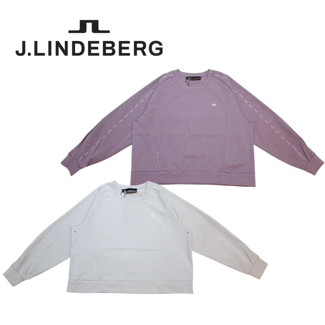【送料無料】 J.LINDEBERG Jリンドバーグ Lucy Windblock レディース ゴルフ ウェア プルオーバー スウェット ストレッチ 吸湿性 通気性 撥水性 ドローコード付き 42/Lサイズ 07234918 072-34918 SALE セール