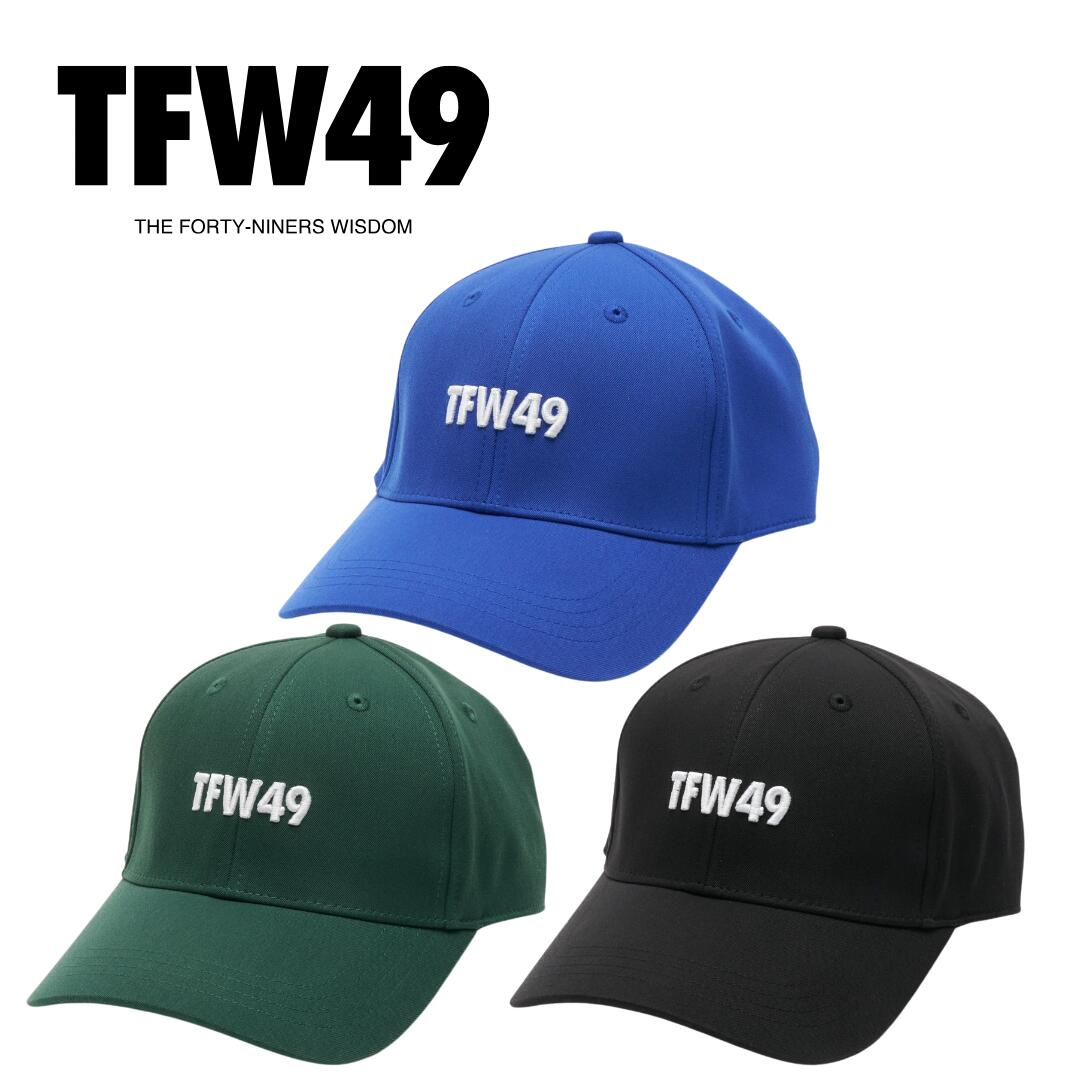 【送料無料】 TFW49 ティーエフダブリューフォーティーンナイン 6P CAP T132520031 メンズ レディース キャップ 帽子 吸水性 サイズ調整可能 ギフト プレゼント｜Pauls　for　green