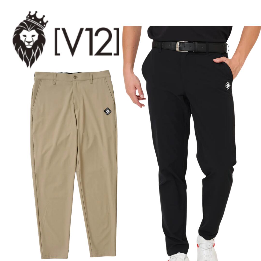 【送料無料】 V12 ブイトゥエルブ DOT BR PANTS メンズ ゴルフウェア パンツ テーパード スタイリッシュ ストレッチ性 M/L V122610-PN02