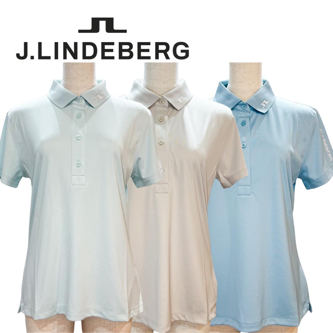 【送料無料】 J.LINDEBERG ジェイリンドバーグ ツアーテックポロ レディース ゴルフウェア ポロシャツ 半袖ポロ ストレッチ 吸水速乾 40/42/44 M/L/XL 大きめサイズあり 07225240 072-25240