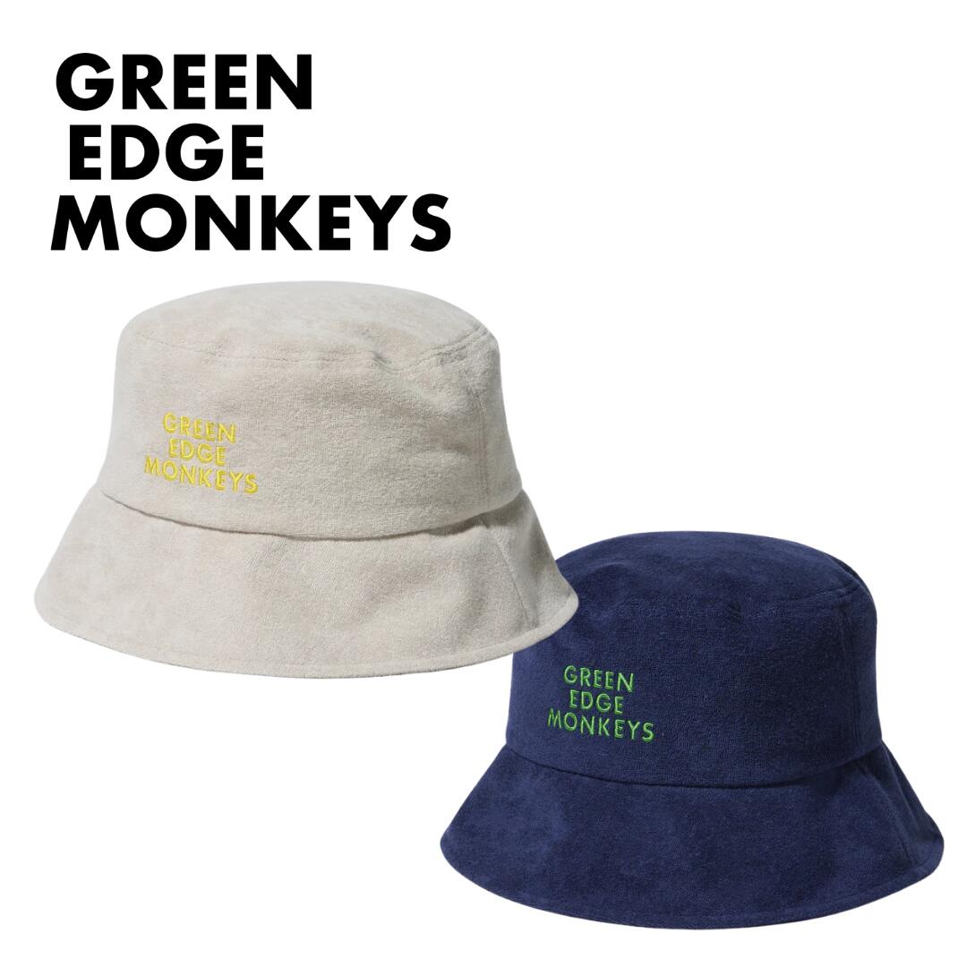 【送料無料】 GREEN EDGE MONKEYS グリーンエッジモンキーズ Bucket hat #7604-65 メンズ レディース バケットハット バケハ パイル地 吸水速乾 通気性 サイズ調整可能 ギフト プレゼント 60357604|Pauls for green