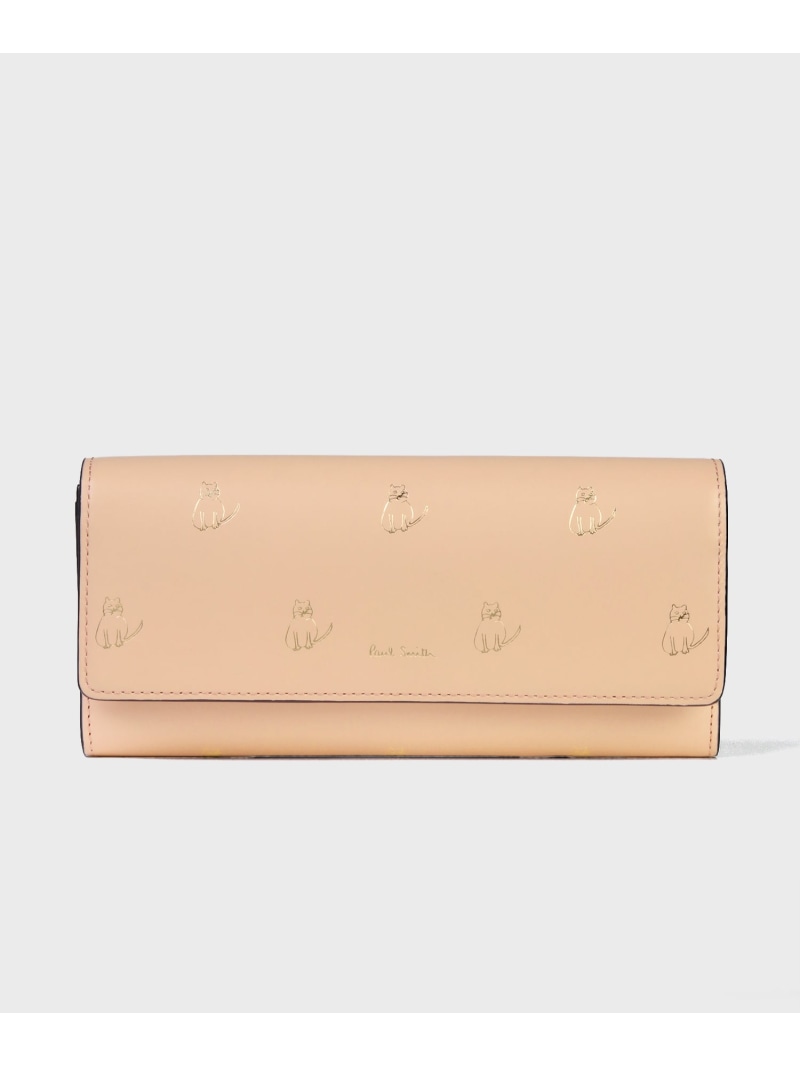 【SALE／30%OFF】【公式】キャットドゥードゥル 長財布 Paul Smith ポール・スミス　アウトレット 財布・ポーチ・ケース 財布 ピンク【RBA_E】【送料無料】[ Fashion]