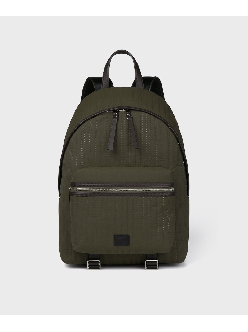 【SALE／30%OFF】【公式】キルトシャドーストライプ リュック Paul Smith ポール・スミス　アウトレット バッグ その他のバッグ ブラック カーキグリーン【RBA_E】【送料無料】[ Fashion]
