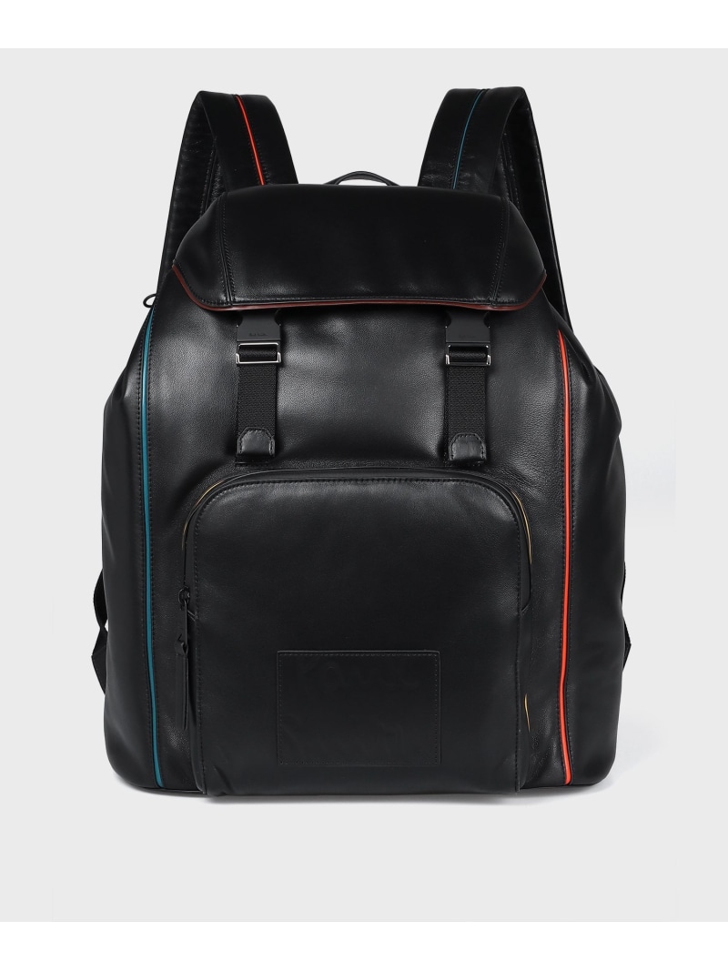 美品 PAUL SMITH ポールスミス ビジネス バックパック ブラック ポールスミス Paul Smith リュックバッグ （Black） -waja bazar