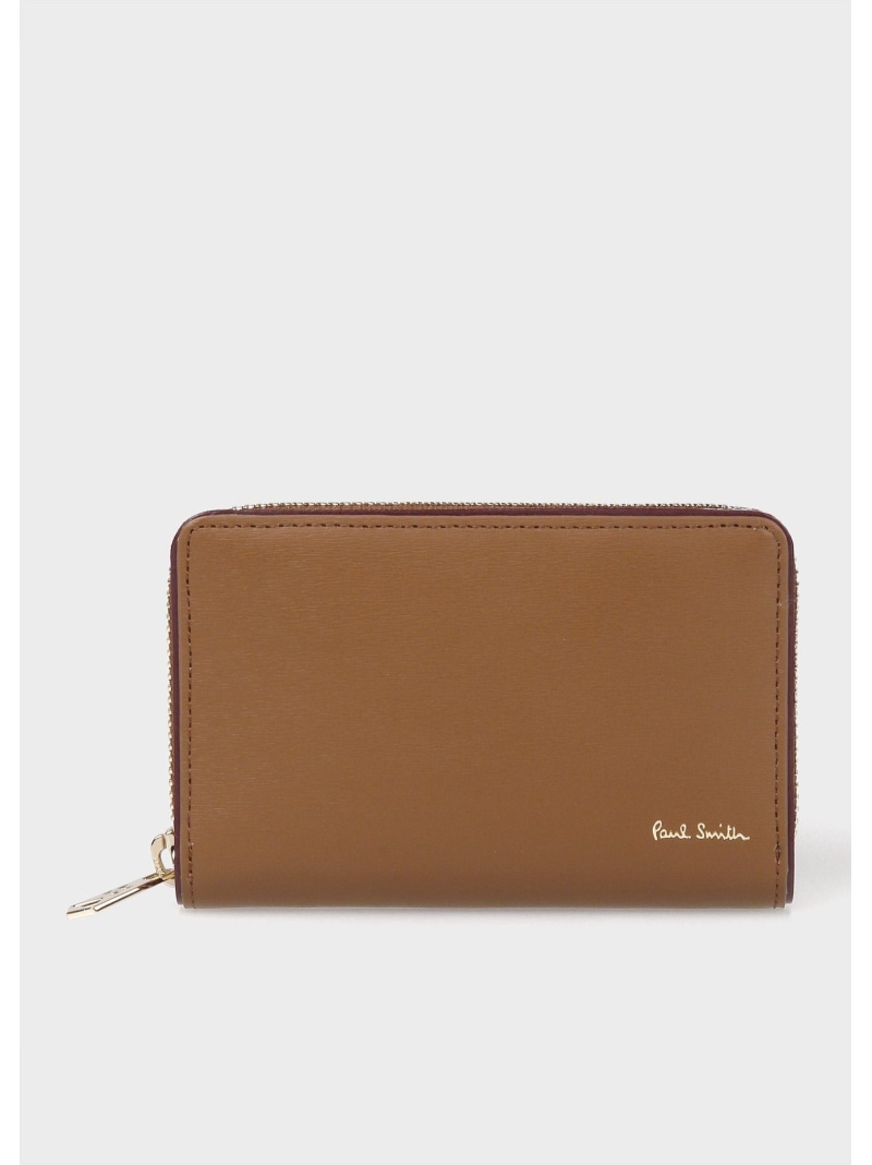【SALE／50%OFF】【堅苦しさ】シグネチャーストライプエッジ  歌留多容れもの Paul Smith 極点・スミス 逃げ口 金入れ・合切袋・容れもの 余分の物の金入れ・合切袋・容れもの 赤銅色【RBA_E】【貨物輸送無料】[ Fashion]