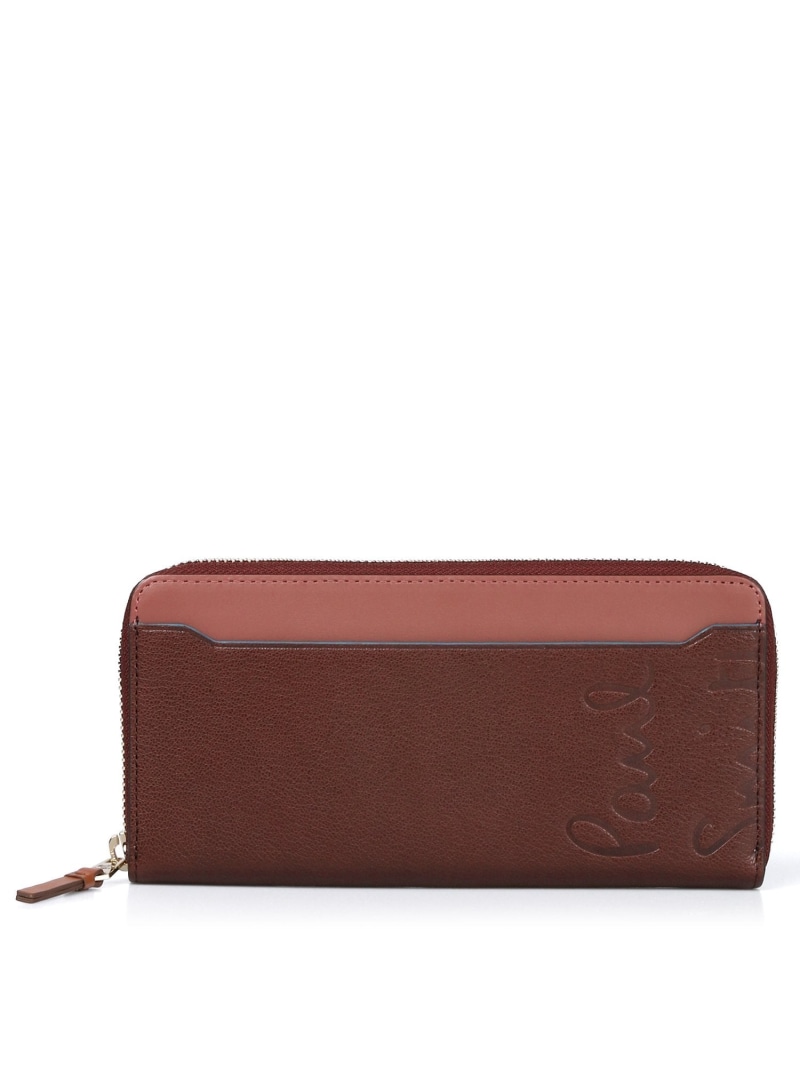 【SALE／30%OFF】【公式】ロゴストーリー ラウンドジップ長財布 Paul Smith ポール・スミス　アウトレット 財布・ポーチ・ケース 財布 パープル ブラック【RBA_E】【送料無料】[ Fashion]