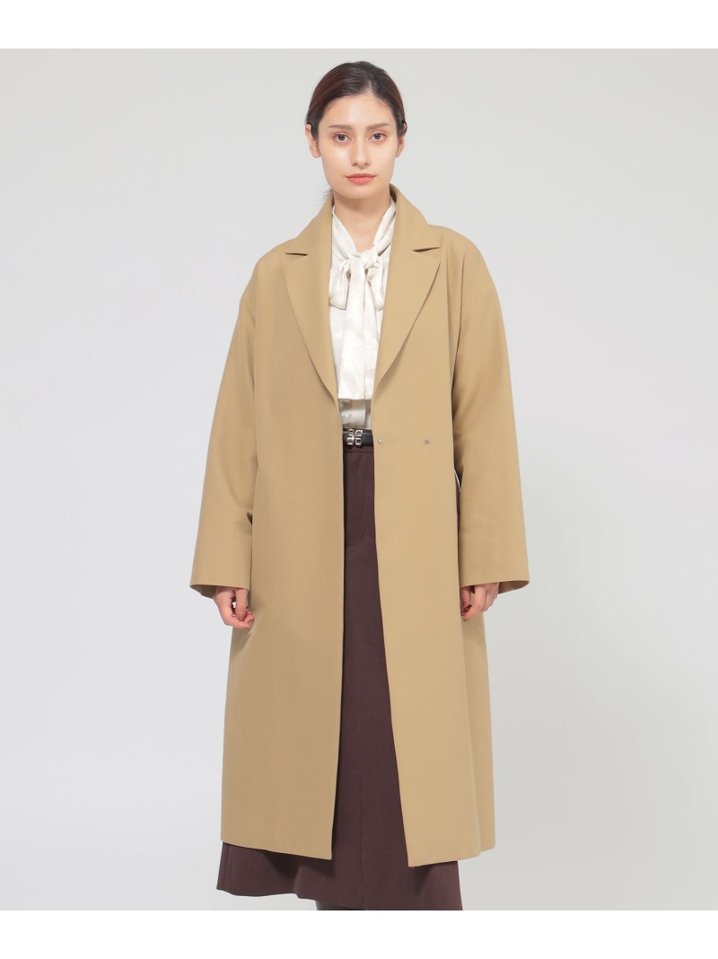 【SALE／40%OFF】コンパクトダブルクロス コート Paul Stuart ポール・スチュアート ジャケット・アウター チェスターコート ベージュ【RBA_E】【送料無料】[ Fashion]