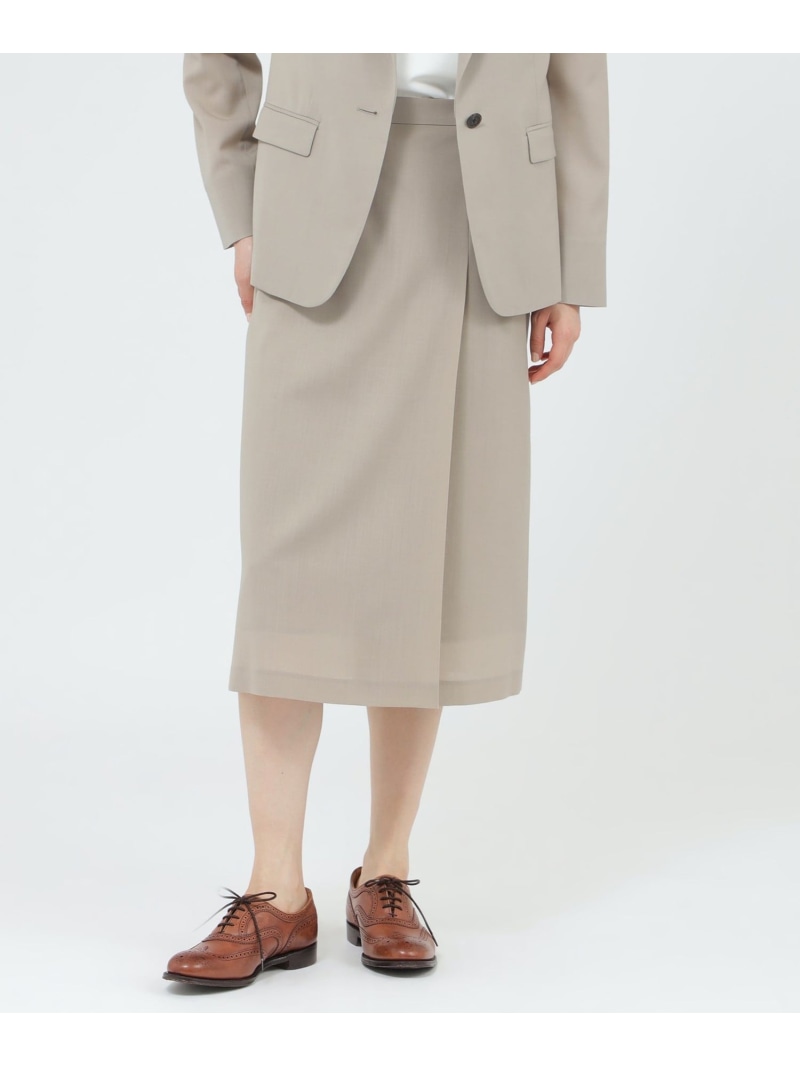 【SALE／17%OFF】【ウォッシャブル/防しわ性】ブリーザブルウーステッド スカート Paul Stuart ポール・スチュアート スカート その他のスカート【RBA_E】【送料無料】[ Fashion]｜Paul Stuart