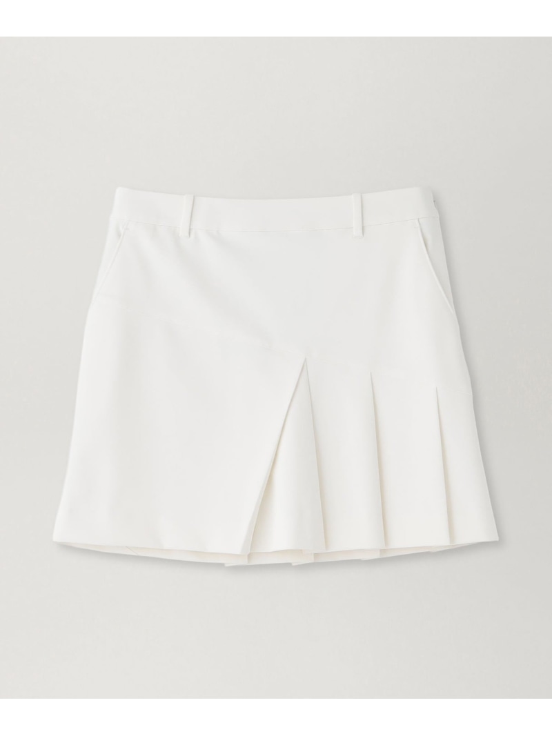 【GOLF Women\u0027s】ストレッチスムースプリーツスカート Paul Stuart 極点・スチュアート スコート ミニスカート 白いこと【貨物輸送無料】[ Fashion]