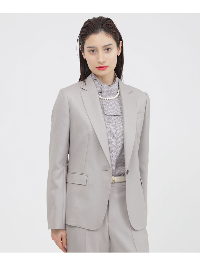 【SALE／25%OFF】【WEB・一部店舗限定/防しわ性】ライトダブルウールIV ジャケット Paul Stuart ポール・スチュアート ジャケット・アウター テーラードジャケット・ブレザー グリーン ネイビー グレー【RBA_E】【送料無料】[ Fashion]｜Paul Stuart