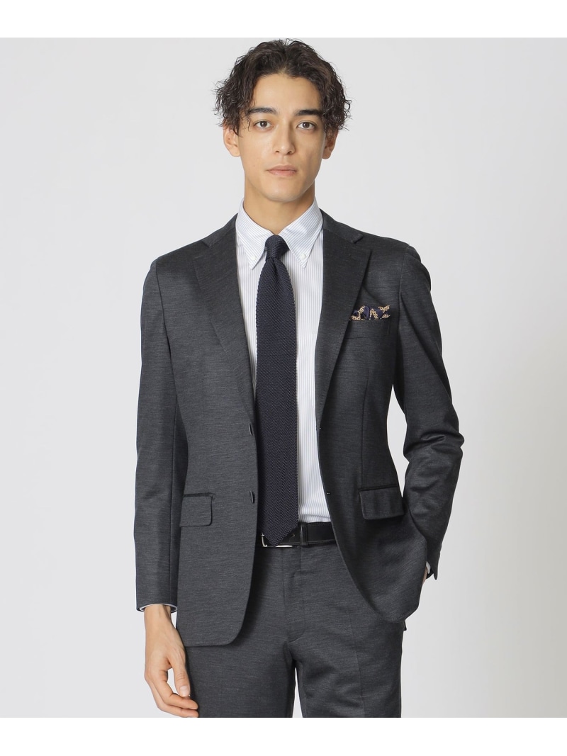 【SALE／21%OFF】【Nikkei magazine掲載】「STUART'S TRAVELER」 ウールモクロディジャケット Paul Stuart ポール・スチュアート ジャケット・アウター テーラードジャケット・ブレザー グレー ネイビー【RBA_E】【送料無料】[ Fashion]