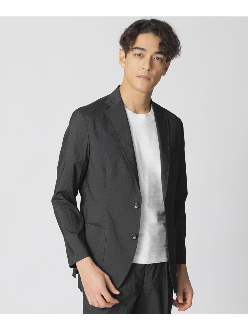 【店舗限定】テックストライプジャケット Paul Stuart ポール・スチュアート ジャケット・アウター テーラードジャケット・ブレザー ネイビー ブラック【送料無料】[ Fashion] 38,610円