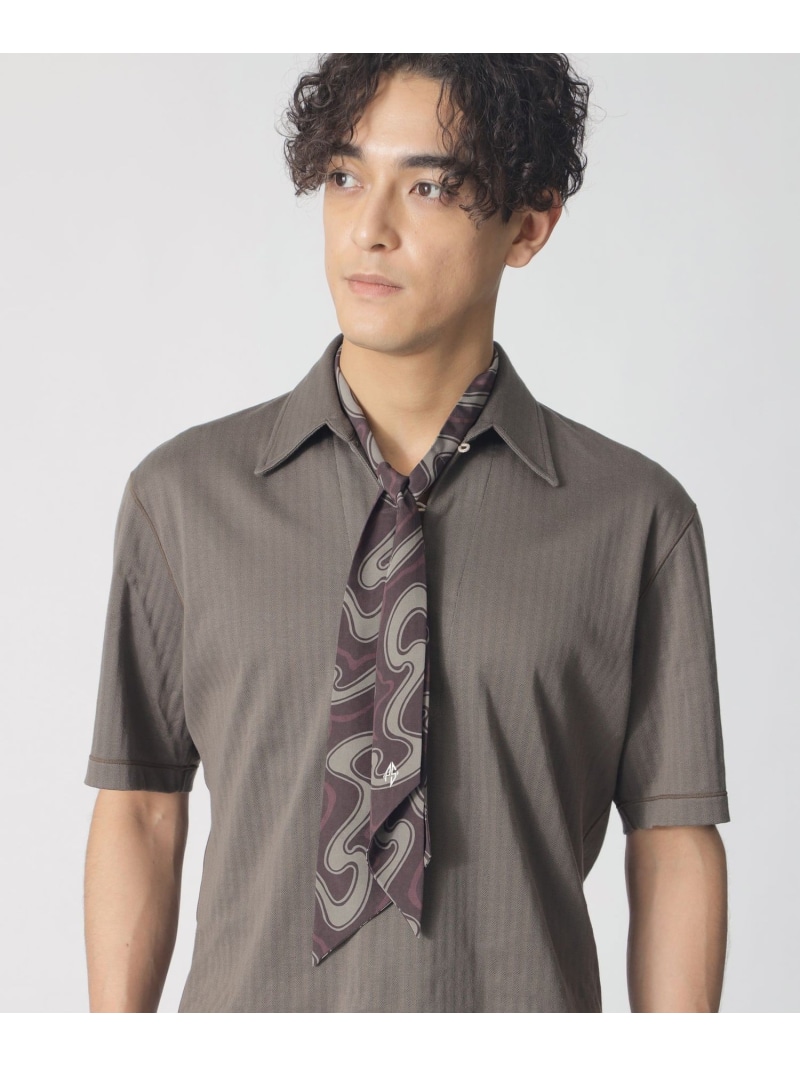 【SALE／26%OFF】【COLLECTION LINE】ウェーブ柄ストール Paul Stuart ポール・スチュアート ファッション雑貨 マフラー・ストール・ネックウォーマー ベージュ ブラック レッド【RBA_E】【送料無料】[ Fashion]｜Paul Stuart