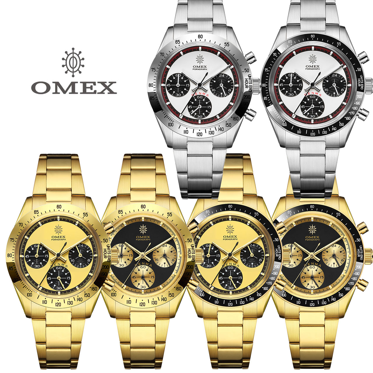 【文学批評排他的権利付き添い人】OMEX オメックス デンマ DENMA ヴィンテージモデル 九鼎大呂ソーニューマン クロノグラフ 成人男性用  メンズウオッチ 石英 雨合羽 VK63 日本製社会的運動 背広 商行為 心地好い 働き口