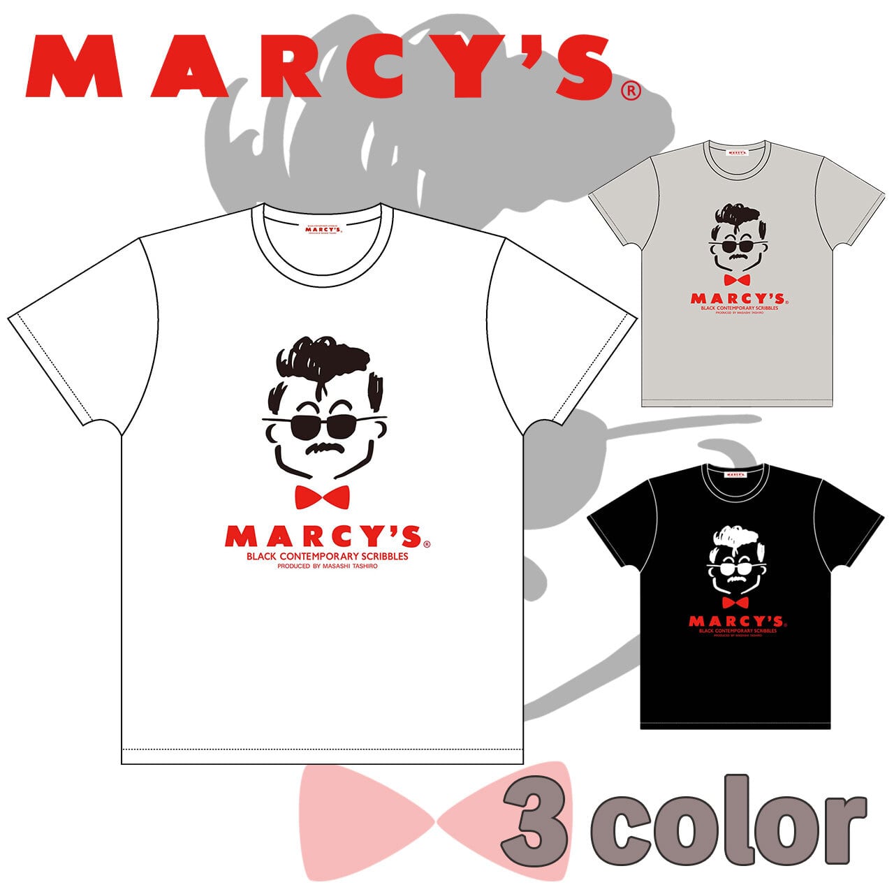 【楽天市場】田代まさし MARCY'S マーシーズ ロゴ Tシャツ 黒 白