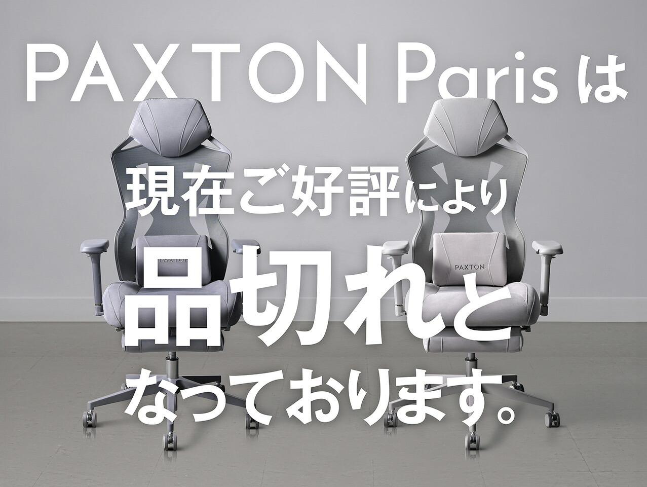 PAXTON【仕事用ゲーミングチェア】 日本メーカー監修 1年保証
