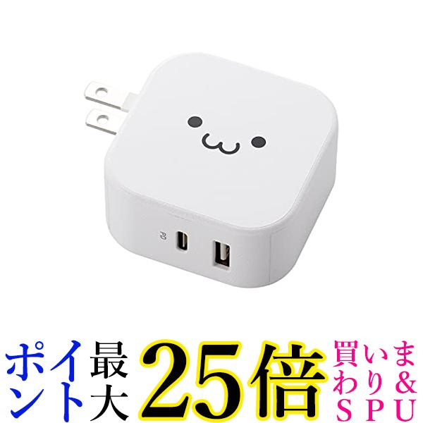 楽天市場】☆19日20:00から26日1:59 ポイント最大25倍！！☆エレコム 充電器 USB PD 18W Type-Cポート×1 Aポート×1  Type-Cケーブル(C-C) 1.5m iPhone Android タブレット 対応 ホワイト 送料無料 【G】 : Pay Off Store