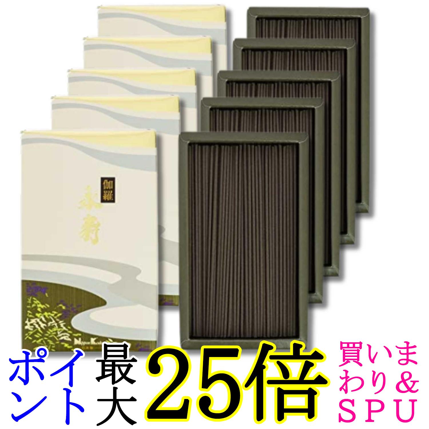 5個セット 日本香堂 伽羅永寿 バラ詰 お線香 約170g 送料無料|Pay Off Store