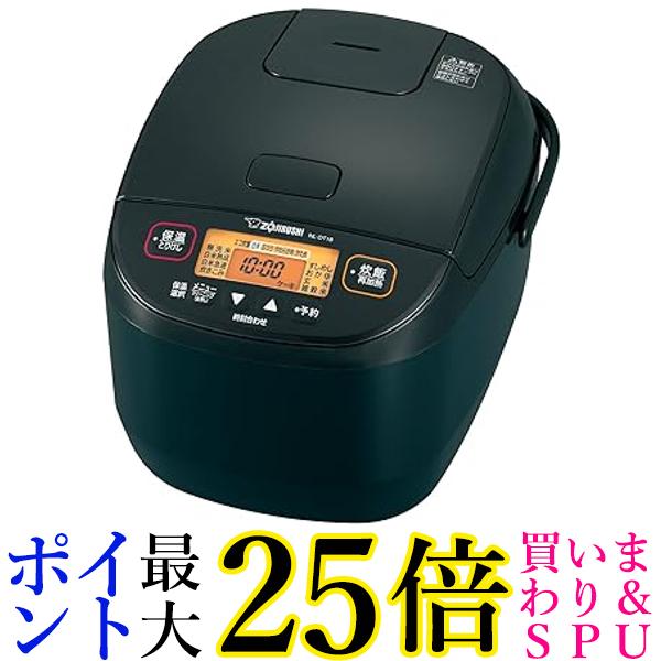 象印NL-DT18-BA マイコン炊飯ジャー 1.0升炊き ブラック マイコン炊飯ジャー NL-DT18 BA（ブラック） | 象印マホービン