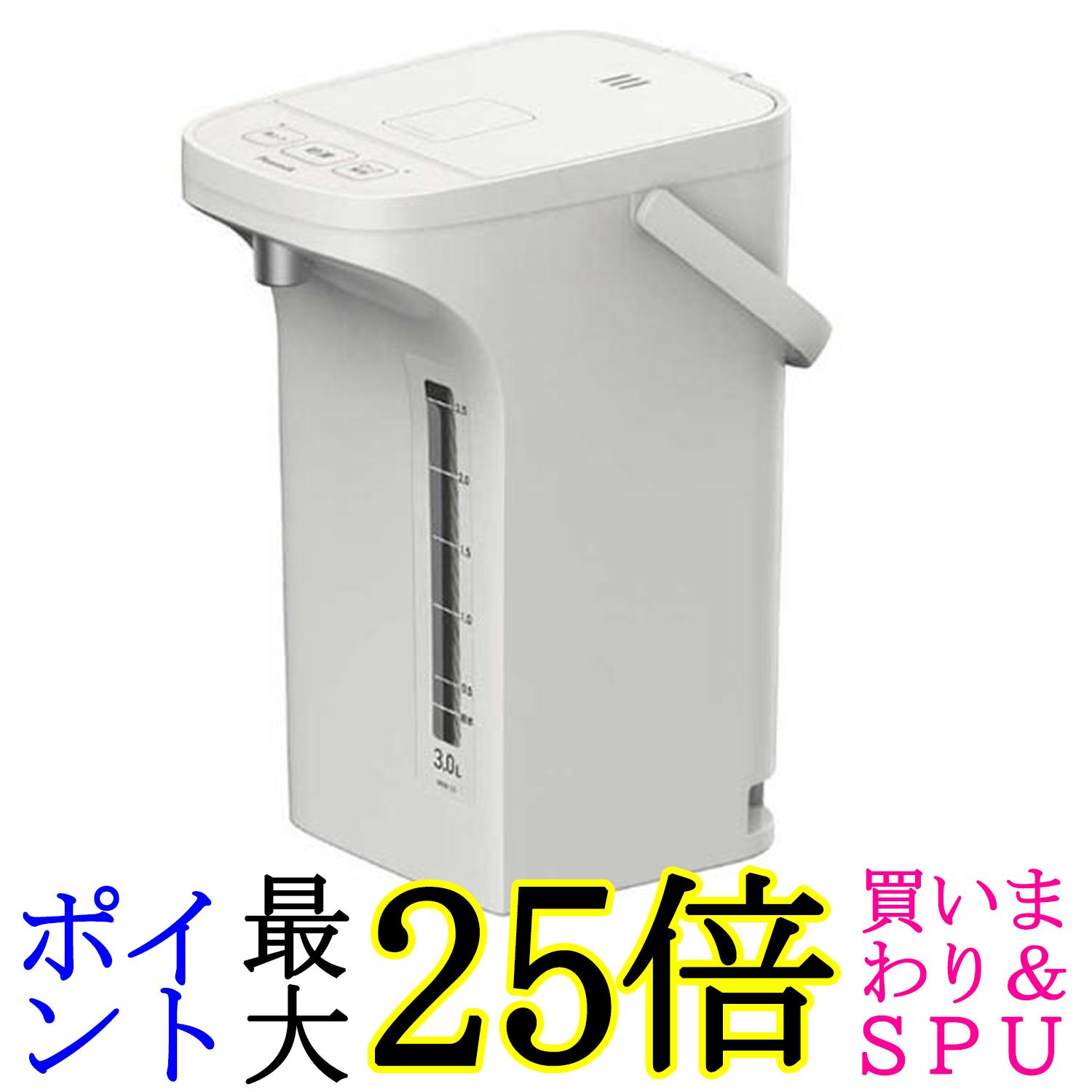 ピーコック魔法瓶 電気ポット 早沸き 保温 沸騰 マイコン 自動ロック シンプル設計 湯沸かしポット 保温 ポット 空だき防止 (3.0L)