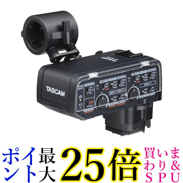 TASCAM タスカム CA-XLR2d-C 鏡鑑レスカメラ相応うXLRマイクロホンアダプタ キヤノン用 CAXLR2DC
