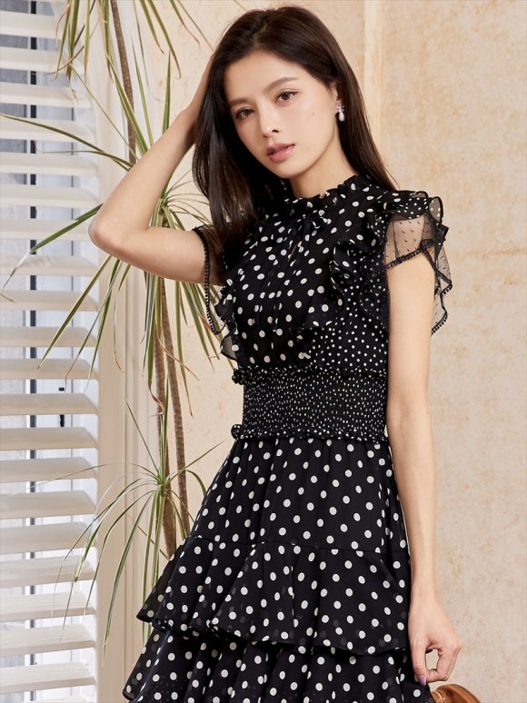 超人気の レディース 使用 レース 水玉柄 セクシー ナイトドレス Erukei ミモレ丈 ミニドレス フレア 半袖 袖あり ワンピース あり 大きいサイズ キャバドレス L18 ドレス 00円offクーポン対象 スナック 大人 女性 クラブ ドレス Williamsav Com