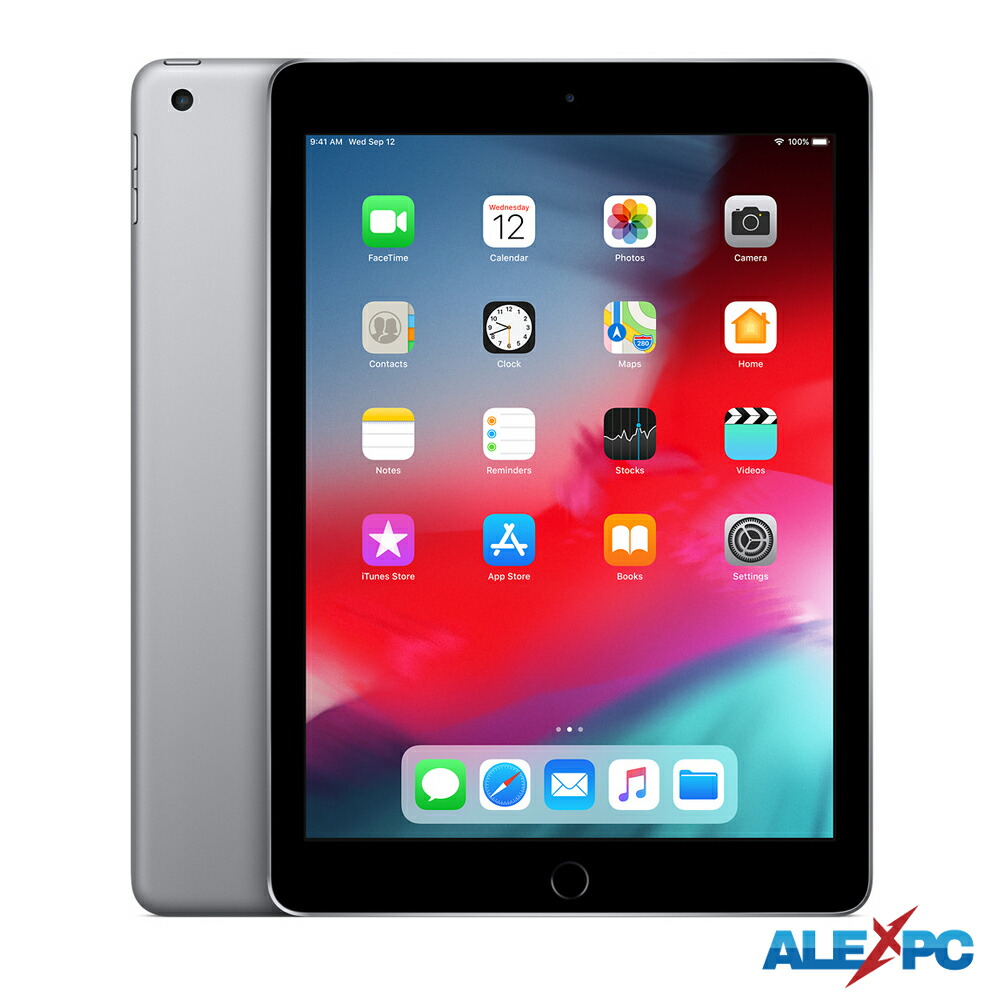 中古タブレット アイパッド iPad6 第6世代 Wi-Fiモデル Apple Pencil対応(第1世代) 32GB 9.7インチ スペースグレイ 状態キレイ 送料無料
