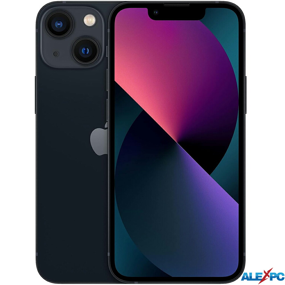 iPhone 13 mini SIM無償性 5.4in 128GB 真夜中 5G相応う 無線電話申し受ける 顔意識すること Wi-Fi6 貨物輸送無料 中古アイフォン 中古かっこ良い電話機