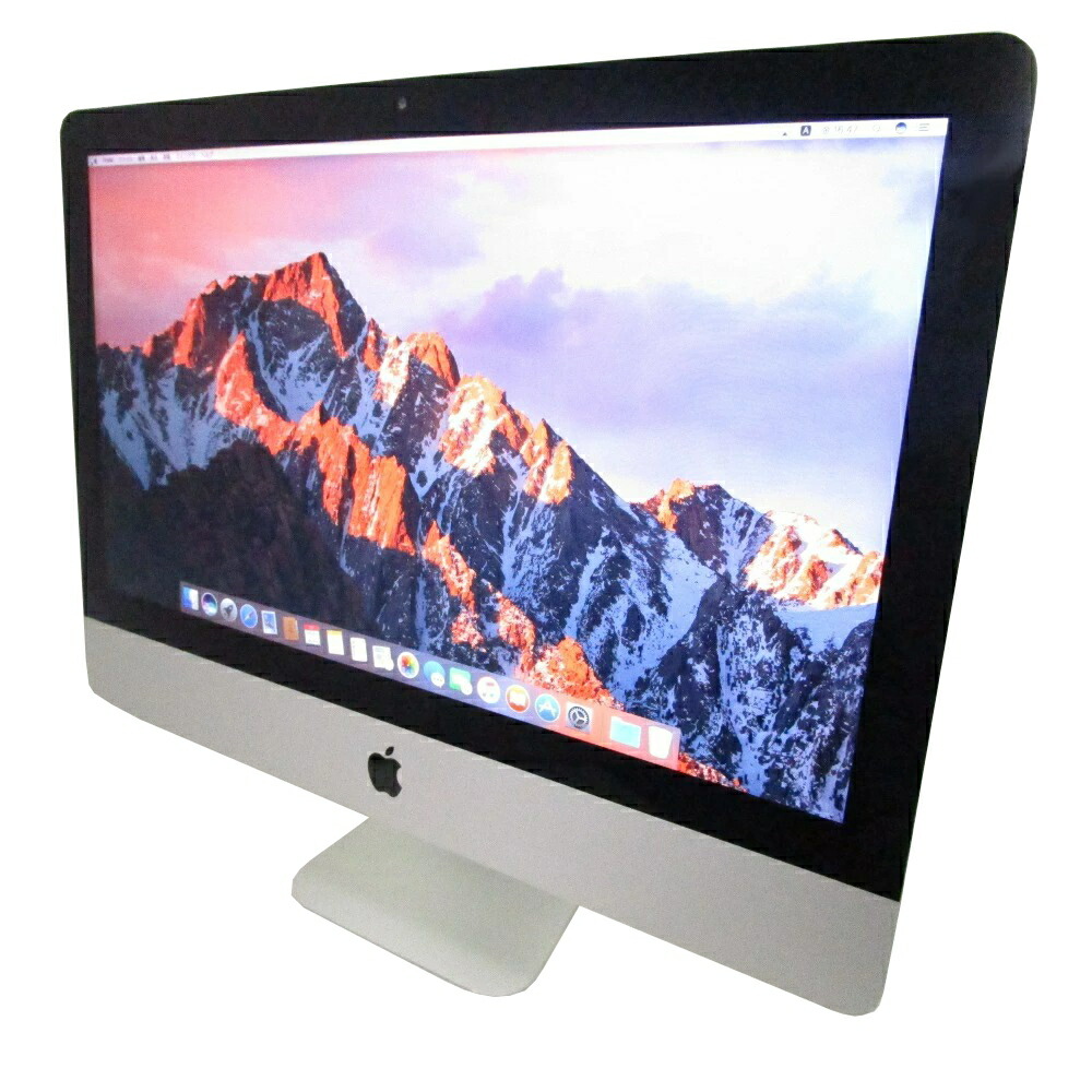 代引不可 中古パソコン 一体型 Apple Imac Late13 21 5インチ Os X 10 12 6 Core I7 メモリ16gb Hdd1000gb Webカメラ 送料込 Wellspringacademy Org