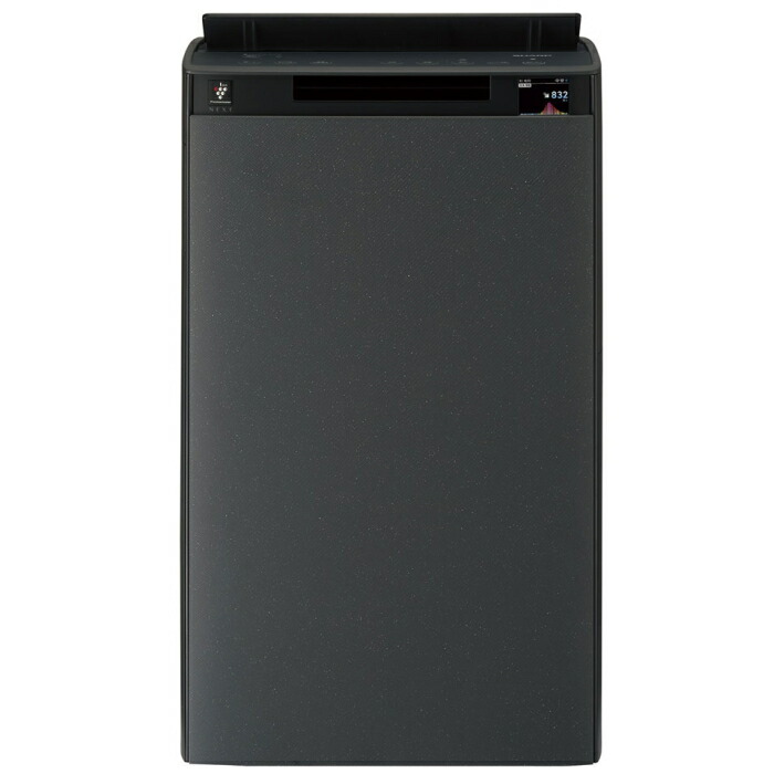 SHARP(せつ然たる) KI-TX100-H 薄墨色系 床置き型プラズマクラスター加湿空気の状態汚れのない機
