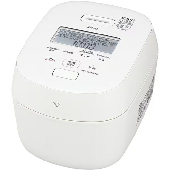 象印(ZOJIRUSHI)(ゾウジルシ) 炎舞炊き NW-NB10-WA 白いこと