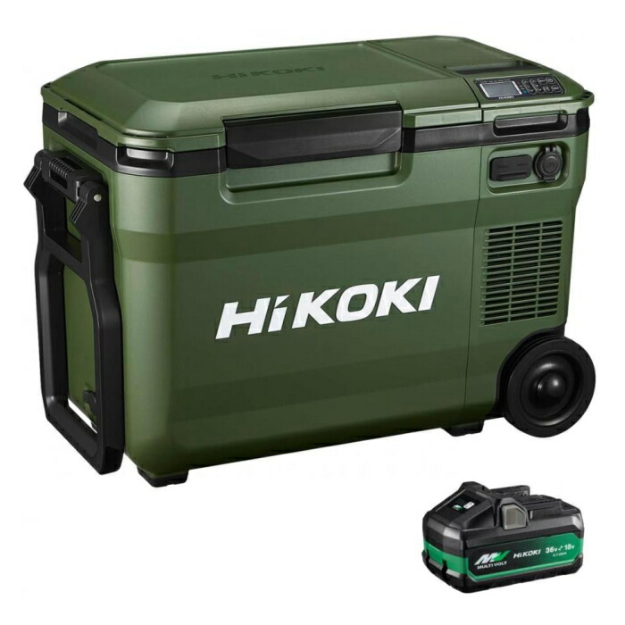 HiKOKI(工機ホールディングス) コードレス冷温庫 UL18DBA(WMGZ) フォレストグリーン (熱中症対策)｜PCボンバー　店