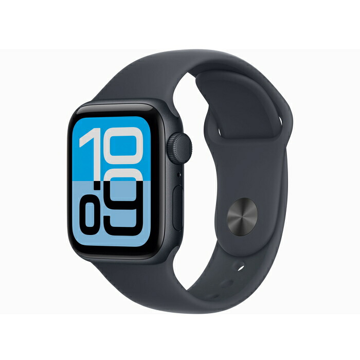 Apple(アップル) Apple Watch SE 3 GPSモデル 40mm MEHC4J/A ミッドナイトスポーツバンド M/L｜PCボンバー　店